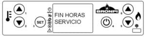 Aviso de mantenimiento estufa de pellets Bronpi Aviso de mantenimiento estufa de pellets Bronpi