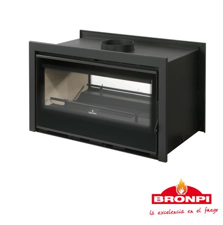 Chimeneas de Doble cara Modelos y Precio insert leña doble cara Bronpi Kenia 90 Vision - Chimeneas de Doble cara Modelos y Precio