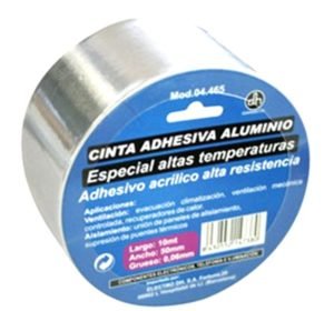 Cinta Adhesiva de Aluminio para Papel Adhesivo Rollos de Cinta de Sellado de Aluminio Resistente al Calor