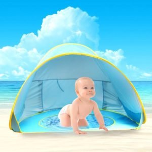 mejor refugio de playa para bebé