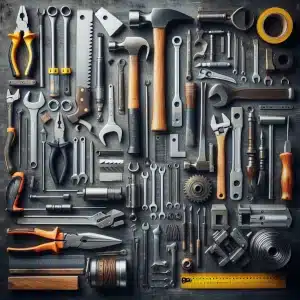 herramientas para la construcción de estructuras metálicas