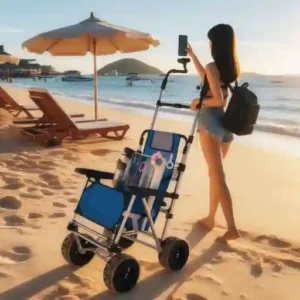 beneficios de usar carros portasillas playa