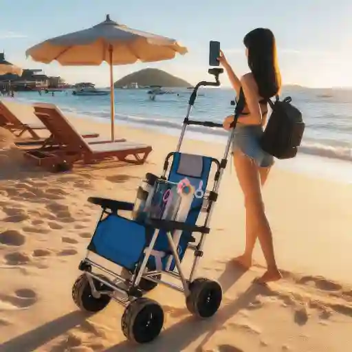 beneficios de usar carros portasillas playa - Beneficios de Usar Carros Portasillas Playa