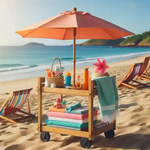 mejor carrito mesa de playa 1 - Carrito Mesa de Playa para un Día en la Costa