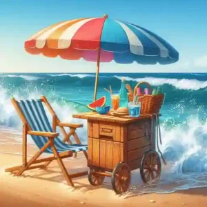 mejor carro de playa con mesa
