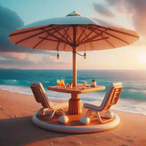 mejor mesa de playa con parasol 1 - Mejor Mesa de Playa con Parasol