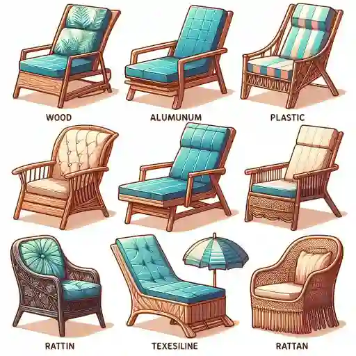 materiales de sillas de playa 1 - Materiales de Sillas de Playa