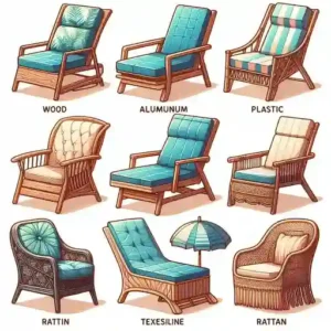 materiales de sillas de playa