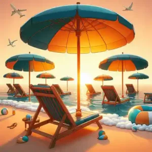 mejores sillas de playa con sombrilla