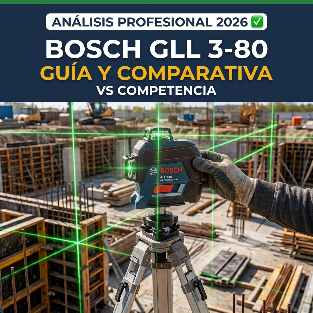 portada del análisis sobre el nivel láser Bosch GLL 3-80