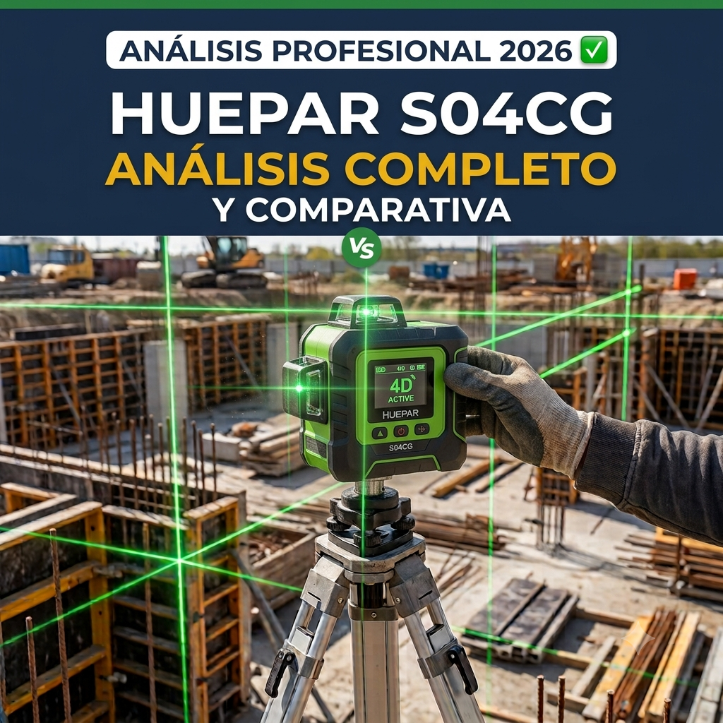 portada del artículo sobe el análisis del nivel láser hupear s04cg
