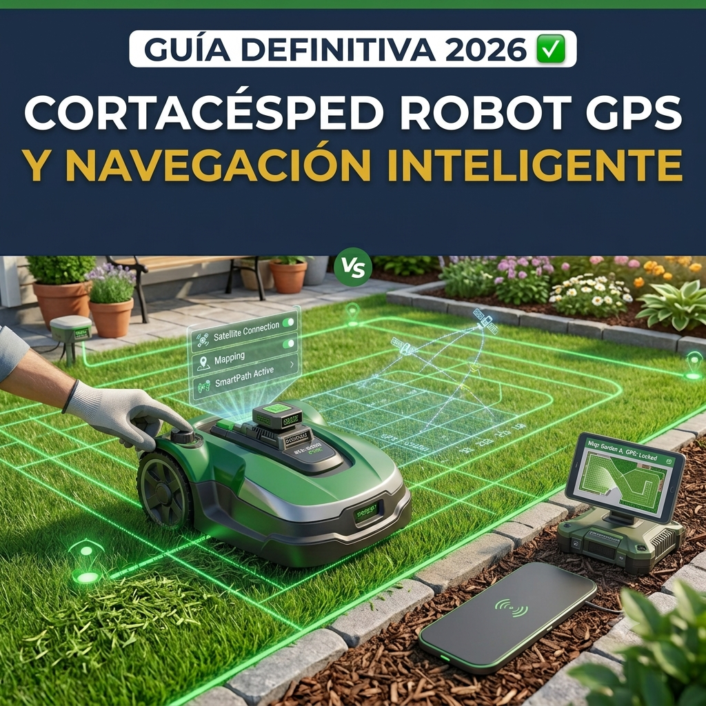 mejores robots cortacesped con gps y navegacion inteligente