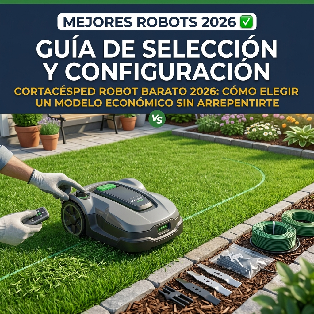 robots cortacesped barato 2026 como elegir