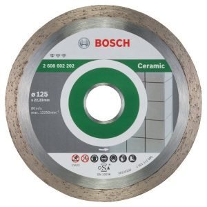 Disco tronzador diamante Bosch Disco de Diamante para Corte de Gres Porcelánico
