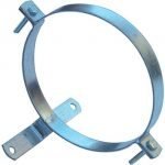 COMO SUJETAR LOS TUBOS DE LA ESTUFA DE LEÑA wolfpack 22010034 abrazadera para tubo estufa galvanizado con soporte 150mm 150x150 - COMO SUJETAR LOS TUBOS DE LA ESTUFA DE LEÑA