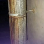 ¿Por que la chimenea de la estufa hace condensación? tubo chimenea chorrea 150x150 - ¿Por que la chimenea de la estufa hace condensación?