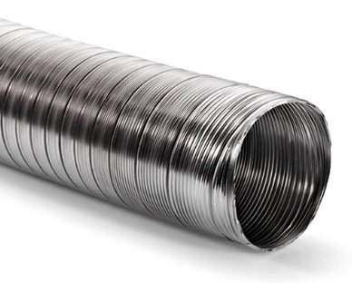 ¿Qué es Mejor Chimenea de Obra o de Aluminio? Tubo flexible aluminio - ¿Qué es Mejor Chimenea de Obra o de Aluminio?