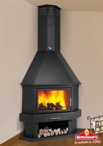Modelos Chimeneas Esquina o Esquineras Metalicas chimenea esquina - Modelos Chimeneas Esquina o Esquineras Metalicas